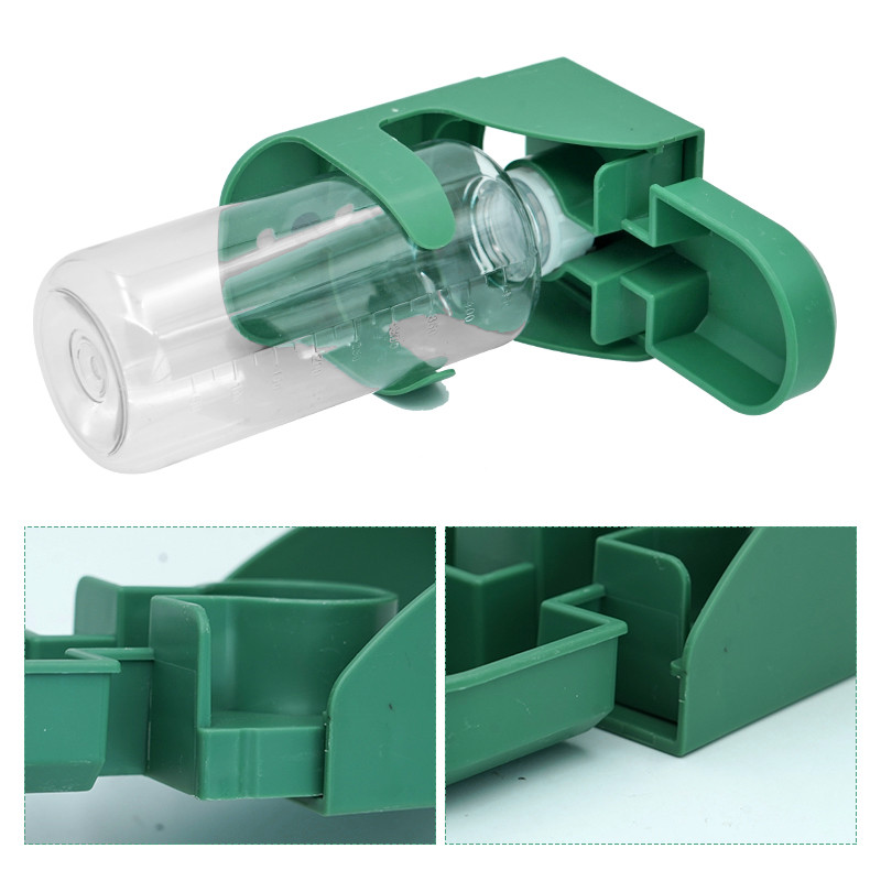 1 vnt. naminių gyvūnėlių dozatorius, butelis paukščių automatinis vandens gertuvės reikmenys, geriamasis puodelis paukščių girdyklą su spaustuku Pet papūgos narvelio priedai