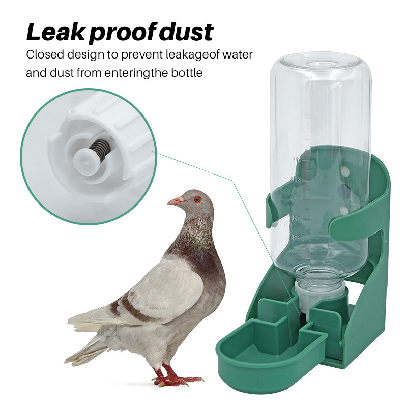 1 vnt. naminių gyvūnėlių dozatorius, butelis paukščių automatinis vandens gertuvės reikmenys, geriamasis puodelis paukščių girdyklą su spaustuku Pet papūgos narvelio priedai