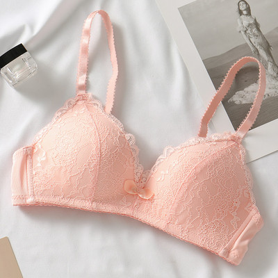 Sutiene fără cusături din dantelă pentru femei Sutiene push up fără sârmă Sutien ABC Cup Lenjerie de corp Sutien sexy Bralette Cupă U adâncă (cupă 3/4) Lenjerie