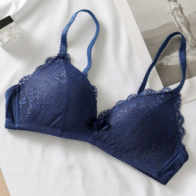 Sutiene fără cusături din dantelă pentru femei Sutiene push up fără sârmă Sutien ABC Cup Lenjerie de corp Sutien sexy Bralette Cupă U adâncă (cupă 3/4) Lenjerie