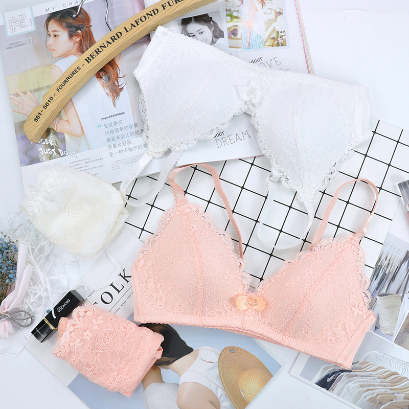 Sutiene fără cusături din dantelă pentru femei Sutiene push up fără sârmă Sutien ABC Cup Lenjerie de corp Sutien sexy Bralette Cupă U adâncă (cupă 3/4) Lenjerie