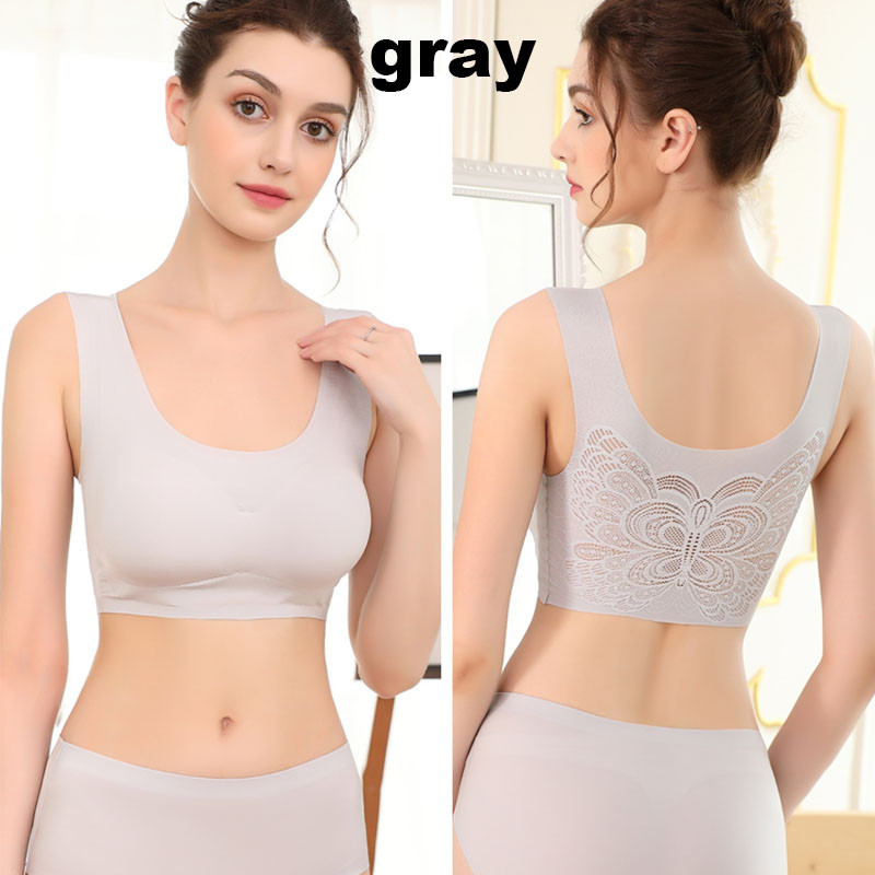 Dámska športová podprsenka Beauty Back Sleep pre ženy Gather Sexy Lingerie Top BH Plus Size Bralette Bezšvová dámska podprsenka s plným pokrytím