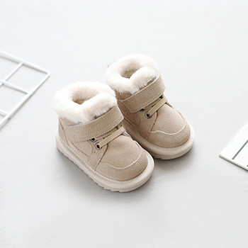 Βρεφικά κορίτσια Αγόρια Μποτάκια χιονιού Φθινοπωρινό Χειμώνα Ζεστά βελούδινα Παιδικά Παπούτσια με βαμβακερά επένδυση Αντιολισθητικά Παιδικά Παπούτσια Παιδικά Casual Boots