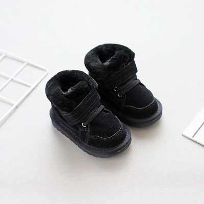 Bebe Djevojčice Dječaci Čizme za snijeg Jesen Zima Tople plišane Dječje cipele Podstavljene pamukom Cipele za malu djecu protiv klizanja Dječje ležerne čizme