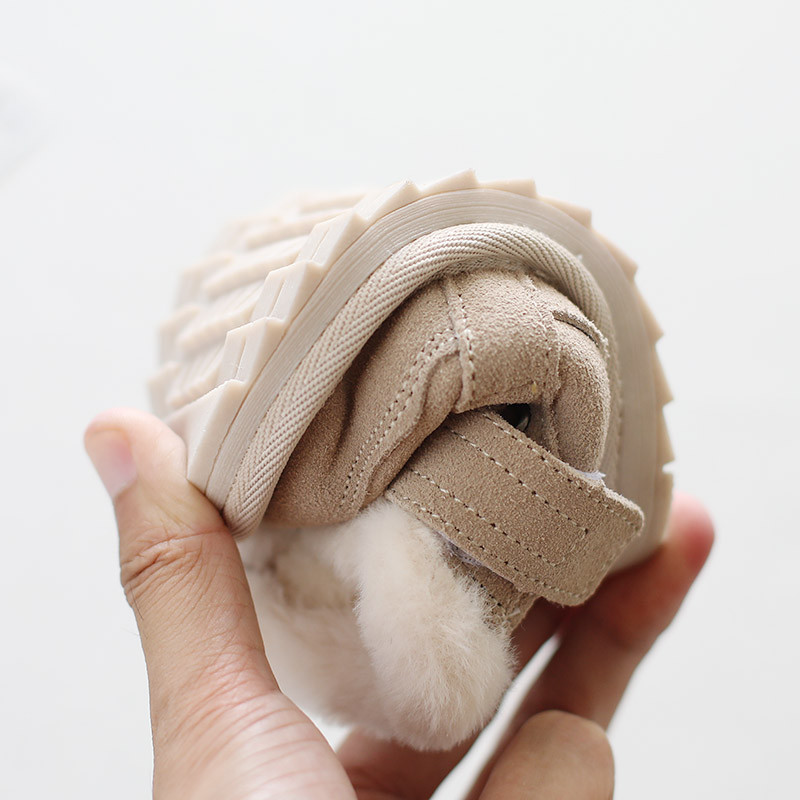 Bebe Djevojčice Dječaci Čizme za snijeg Jesen Zima Tople plišane Dječje cipele Podstavljene pamukom Cipele za malu djecu protiv klizanja Dječje ležerne čizme