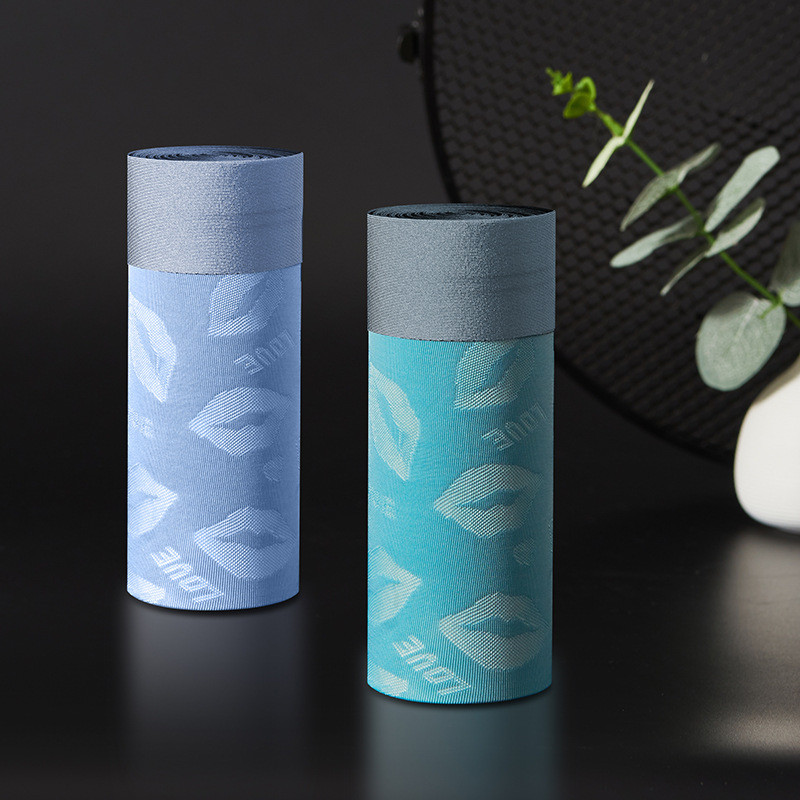 Boxeri Chiloți bărbați din mătase de gheață, fără sudură, lenjerie subțire, boxer, cu imprimeu la modă pentru bărbați, cu husă în U, chiloți respirabili