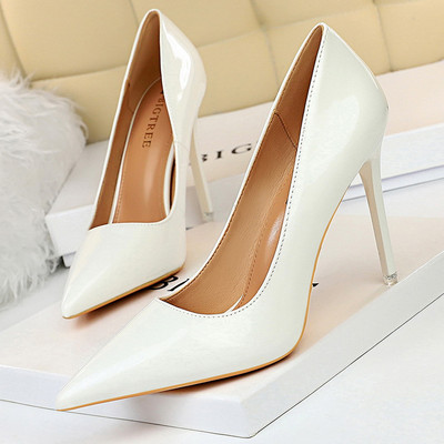 BIGTREE cipele Lakirane ženske cipele 7,5 cm 10,5 cm Modne ženske cipele na štikle Visoke pete Ženske cipele velike veličine Seksi cipele za zabavu