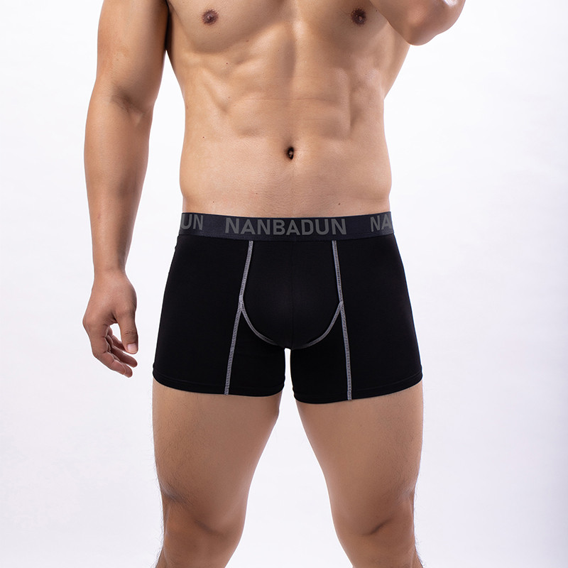 Muške kratke bokserice Modalne donje rublje Gaćice za muškarce Prozračne U konveksne torbice Duge gaćice srednjeg rasta Cueca Calzoncillos