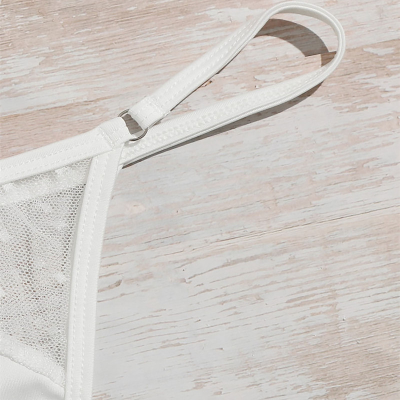 Nou în set de lenjerie sexy Lenjerie de corp pentru femei de mărime mare Lenjerie de corp sexy Lenjerie de corp sexy din plasă Temptation Set de lenjerie în trei puncte