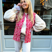 PB&ZA 2023 Φθινόπωρο/Χειμώνας Νέο vintage στυλ διπλής όψης Αμάνικο καπιτονέ βαμβακερό γιλέκο παλτό