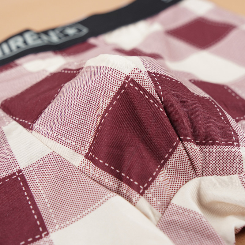 Nouă lenjerie de corp pentru bărbați de înaltă calitate U, convex, boxeri, pantaloni scurți, sexy, moale, pentru bărbați, chiloți în carouri, respirabili, pentru băiat, mărimea L--4XL