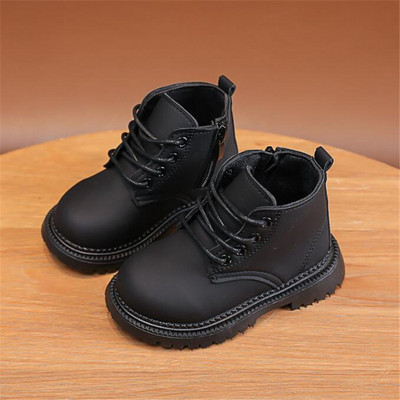 Bebeluși Copii Cizme de blocare cu cataramă Piele Copii Pantof ocazional Copii mici Moda Fete Botine