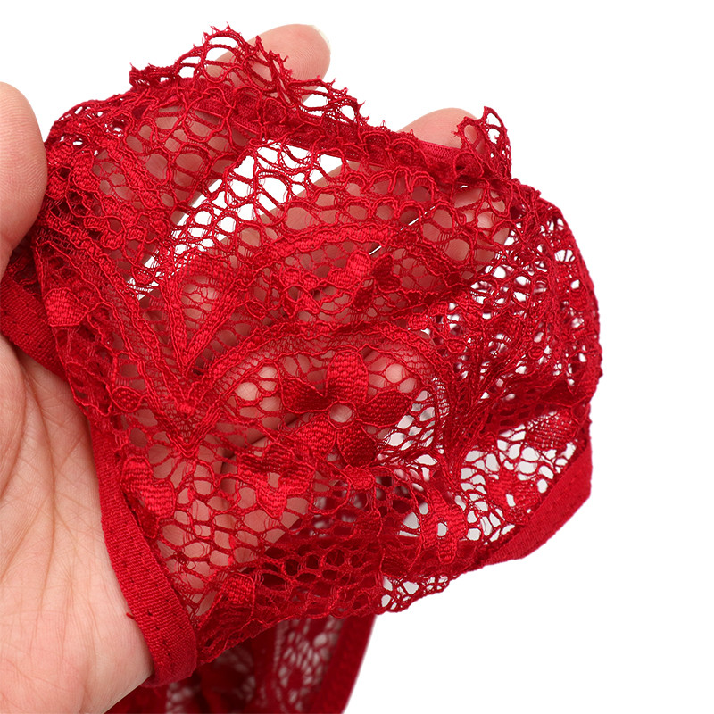 Novi seksi grudnjak s čipkastim grudnjakom za trepavice Komplet ženskih grudnjaka Push Up grudnjak s donjim rubljem Komplet ženskih gaćica s dubokim V križnim leđima i prozirnom uzicom