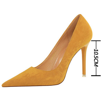 BIGTREE Παπούτσια Suede Women Pumps 2023 Νέα ψηλοτάκουνα μόδα σέξι παπούτσια για πάρτι Γυναικεία παπούτσια Stiletto Γυναικεία παπούτσια Γόβες Plus Size 42 43