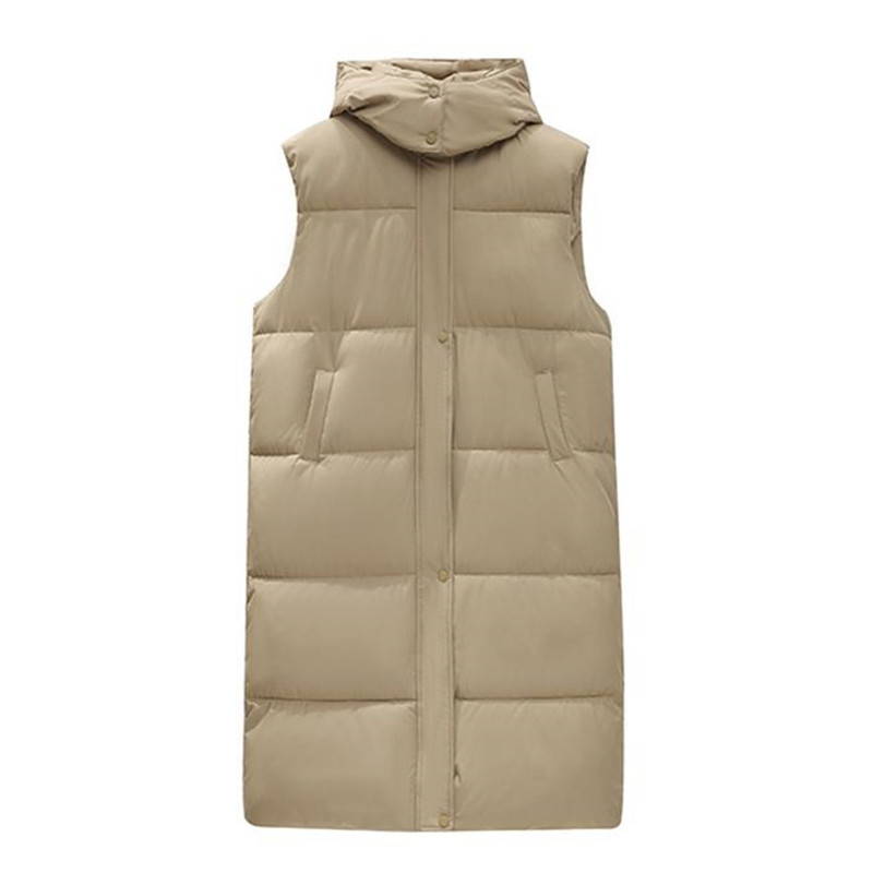 2023. Novi ženski prsluk Jakna Pamučni prsluk Jesen Zimska jakna Deblji široki dugi kaput Ženski prsluk bez rukava Snježna odjeća