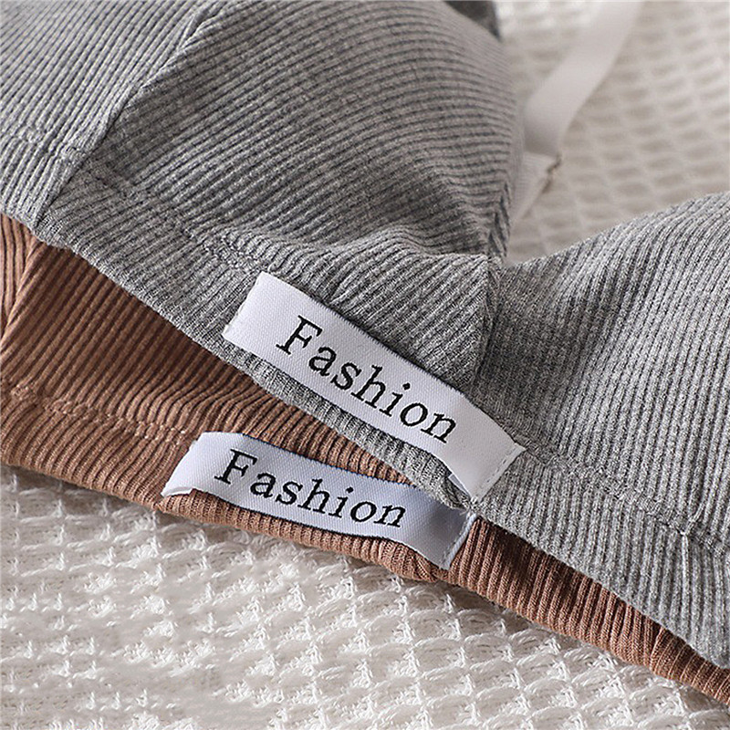 Komplet grudnjaka od 2 komada, seksi gaćice, gaćice niskog struka, bežični grudnjak bez leđa, donje rublje, grudnjak, ženski pamučni donji rublje