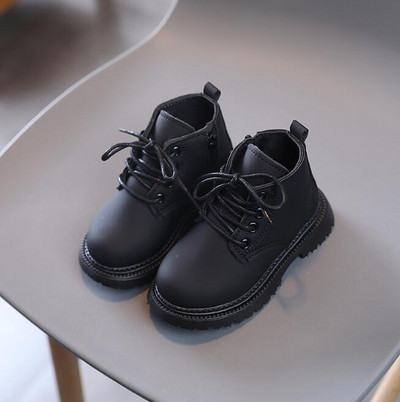 Nou Toamnă Iarnă Copii Cizme din piele Fete Băieți Pantofi Copii Cizme de modă 1-12 ani Bebeluș Cizme de zăpadă Pantofi sport