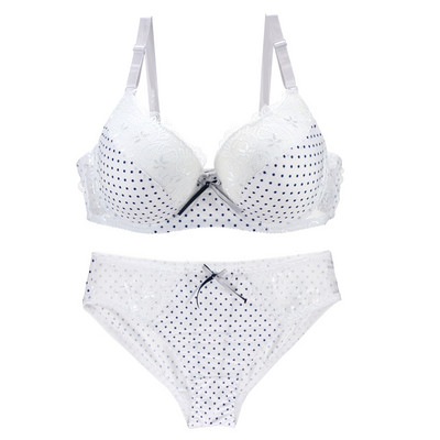 Nouvelle Seamless G String Intimate Print Σετ Σέξι στρινγκ BCDE Push Up Fashion Γυναικεία Εσώρουχα Μαύρο Λευκό Εσώρουχα