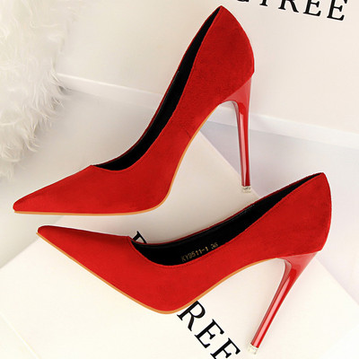 Pantofi BIGTREE Pantofi clasici cu toc înalt pentru femei Pantofi sexy de birou Tocuri stiletto Moda marime mari Tocuri femei Pompe Gri Verde