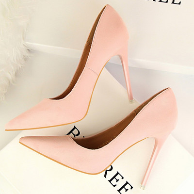 Pantofi BIGTREE Pantofi clasici cu toc înalt pentru femei Pantofi sexy de birou Tocuri stiletto Moda marime mari Tocuri femei Pompe Gri Verde