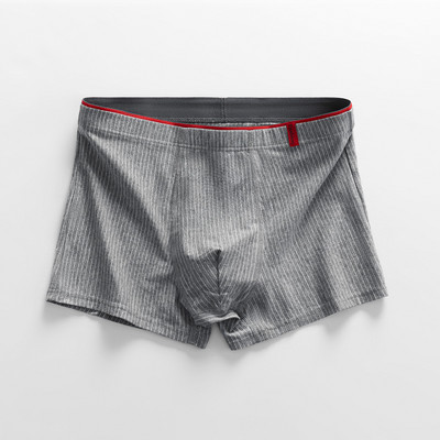 Vyriškos kelnaitės Dryžuotos U Išgaubtos Vidutiniškai Padidėjusios Ištemptos Close Tit Sexy Moisture Sugeria Apatiniai apatiniai Šortai Vyriški drabužiai