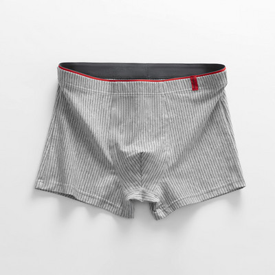 Vyriškos kelnaitės Dryžuotos U Išgaubtos Vidutiniškai Padidėjusios Ištemptos Close Tit Sexy Moisture Sugeria Apatiniai apatiniai Šortai Vyriški drabužiai