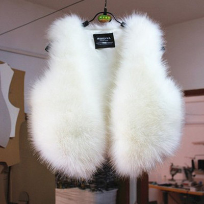 Zimska odjeća Tanka bunda od umjetnog krzna Novi Mao Mao Mali kaput prsluk Jesen i zima Lažni krzneni prsluk od lisičijeg krzna Kratki krzneni ženski kaput