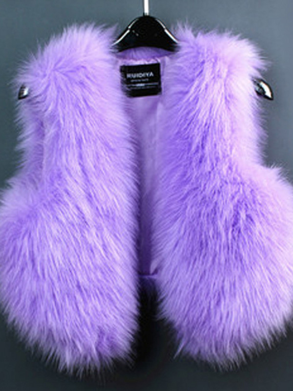 Zimska odjeća Tanka bunda od umjetnog krzna Novi Mao Mao Mali kaput prsluk Jesen i zima Lažni krzneni prsluk od lisičijeg krzna Kratki krzneni ženski kaput