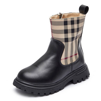 botas παιδική μπότα 2023 Φθινόπωρο/Χειμώνας βρετανική ψησταριά Παπούτσια Κλασικά μποτάκια για τον αστράγαλο Μόδα παιδικά παπούτσια Γυναικεία μποτάκια Trend Big Boy Boot boots