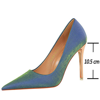 BIGTREE Παπούτσια Νέα Silk Women Pumps Stiletto Σούπερ ψηλοτάκουνα 10,5 cm Σέξι γυναικείες γόβες Plus Size Pumps Γυναικεία παπούτσια Παπούτσια για πάρτι