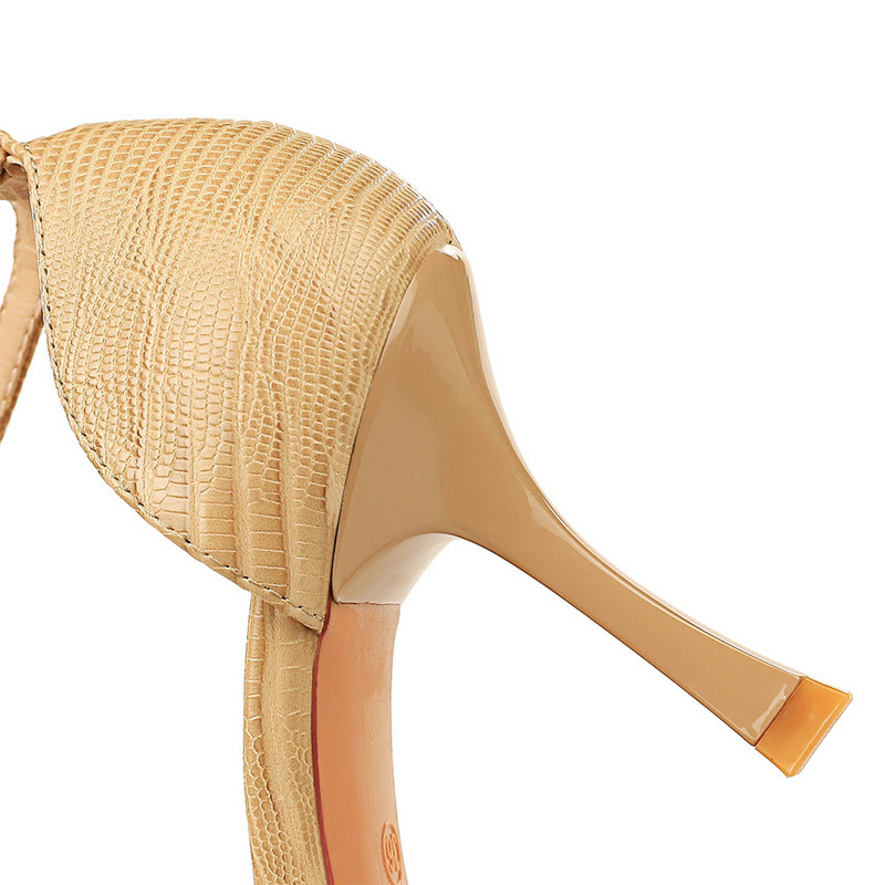 Retro drveno zrno Ženske cipele Modne cipele s mačićima Ljetne ženske sandale Lakirane ženske cipele srednje pete Ležerne cipele