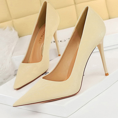 BIGTREE Batai Retro Moteriški Pumps 2023 Nauji Aukštakulniai Sexy Party Batai Stiletto kulniukai 10 cm smailūs pirštai pompos moteriškos plius 43 dydis