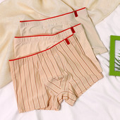 Pantaloni scurți din bumbac Chiloți bărbați Stripe Homme Chiloți Boxer Lenjerie intimă pentru bărbați Soft Sexy Bărbați L-3XL Boxeri pentru bărbați