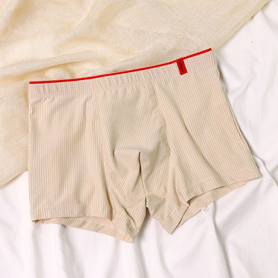 Pantaloni scurți din bumbac Chiloți bărbați Stripe Homme Chiloți Boxer Lenjerie intimă pentru bărbați Soft Sexy Bărbați L-3XL Boxeri pentru bărbați