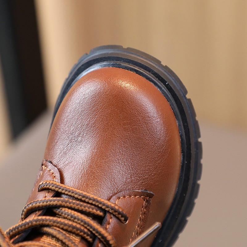 CAPSELLA KIDS Άνοιξη Φθινόπωρο Παιδικά Αγόρια Μόδα Μποτάκια Αστραγάλου Ψηλά Παπούτσια Κορίτσια Κομψά μποτάκια εργασίας με κορδόνια Μέγεθος 21-30