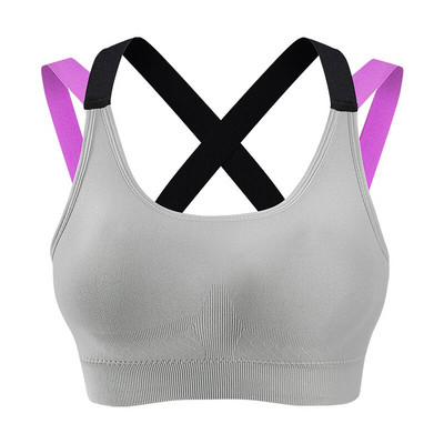 Ženski bešavni grudnjak Kamisol Majice donje rublje Crop Top L XL Crna Zelena Siva Koža Prozračna Seksi Sport Fitnes Joga Ležerna