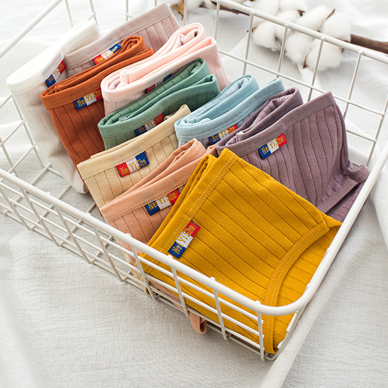 Dámske bavlnené spodné prádlo, bezšvové nohavičky, sexy nohavičky, dámske priedušné jednofarebné spodné prádlo, dievčenské spodné prádlo - XXL