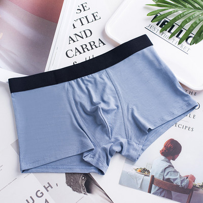 Muške gaće Mekano elastično donje rublje Prozračne čvrste gaćice Izbočena torbica oko struka Meke gaće Udobne kratke bokserice
