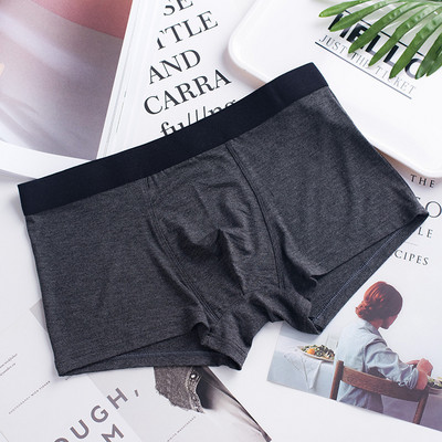 Muške gaće Mekano elastično donje rublje Prozračne čvrste gaćice Izbočena torbica oko struka Meke gaće Udobne kratke bokserice