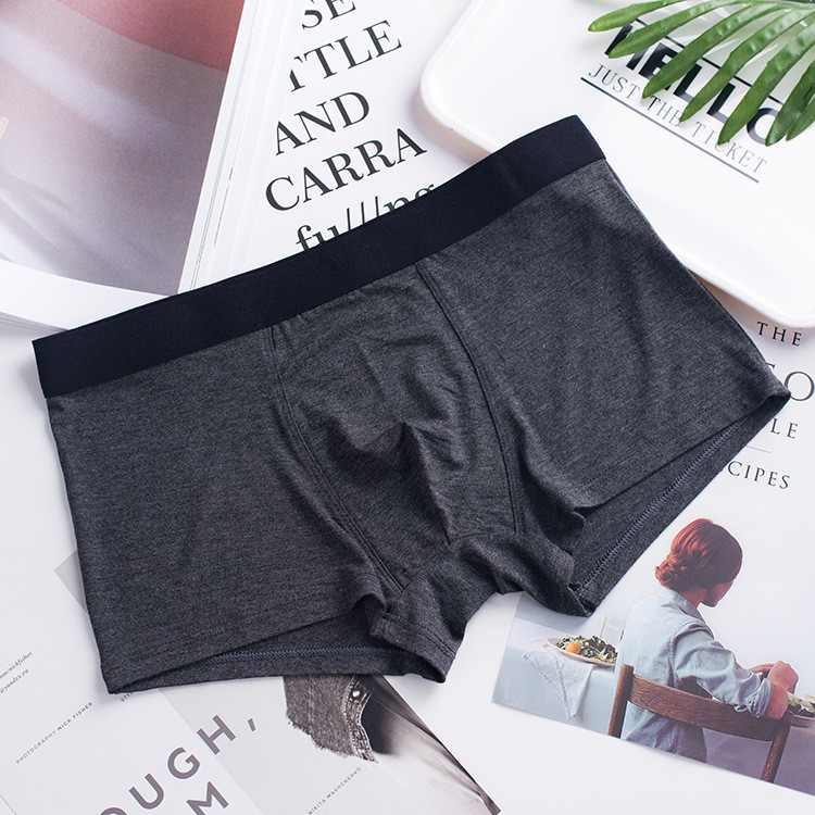 Muške gaće Mekano elastično donje rublje Prozračne čvrste gaćice Izbočena torbica oko struka Meke gaće Udobne kratke bokserice