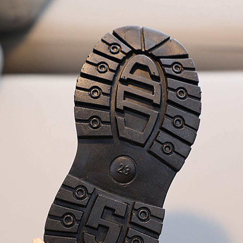 Toamnă Iarnă Fete Copii Cizme Cu fund moale din cauciuc Nou-născut Băieți Fete Cizme sport Fermoar piele Casual Pantofi de zăpadă calduri