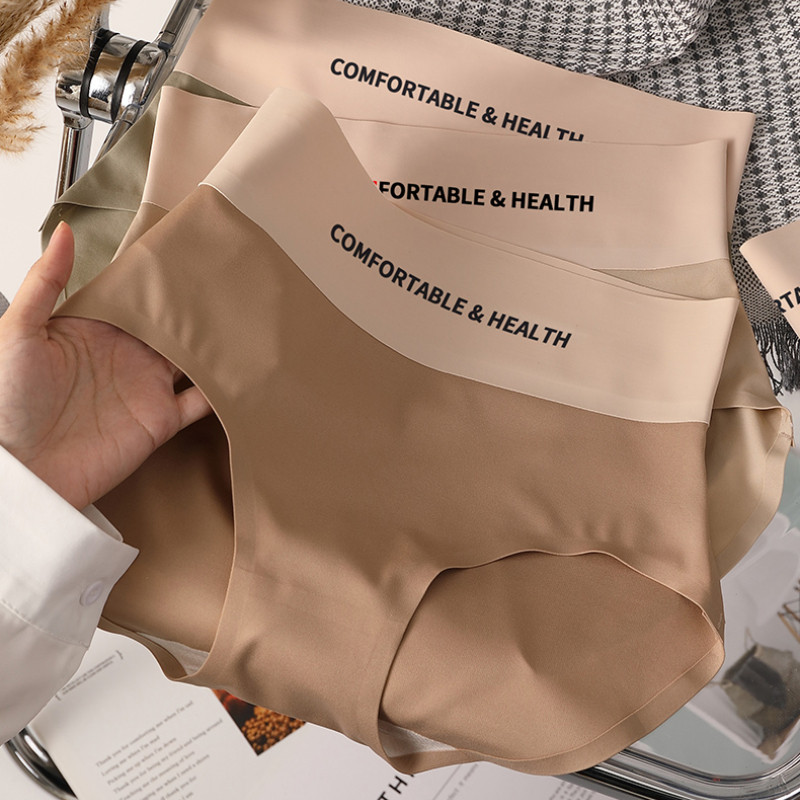Nevidljive gaćice Ženske bešavne gaćice Ženske gaćice Ultra-tanko donje rublje Visoko podignute gaćice Čvrsto udobno donje rublje Ledena svila