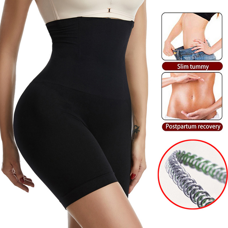 CXZD vormimisriided naistele Tummy Control lühikesed püksid kõrge vöökohaga aluspüksid reie keskosa keha vormiv Body Shaper Shaper Lady