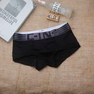 Lenjerie de corp pentru bărbați de marcă de stil nou, slip pentru bărbați, mătase de gheață, modă pentru tineret, confortabil, subțire, fără sudură, boxeri modali.