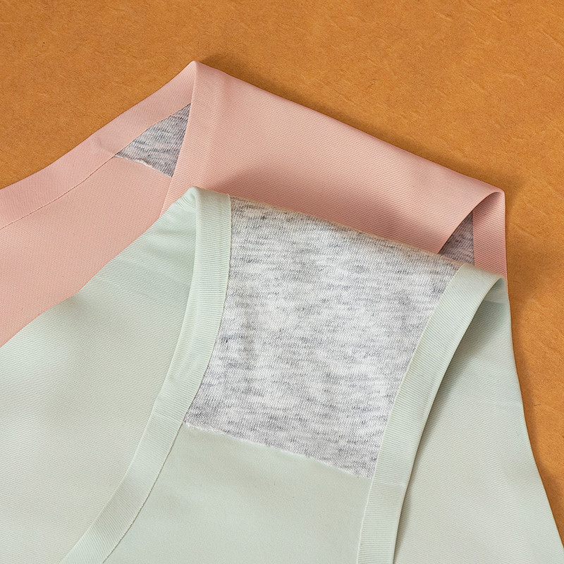 TrowBridge 3 vnt. / rinkinys, vienspalviai moteriškos kelnaitės kvėpuojančios besiūlės apatinės šilko satino seksualios kelnaitės plonas jaukus apatinis trikotažas Karštas išpardavimas