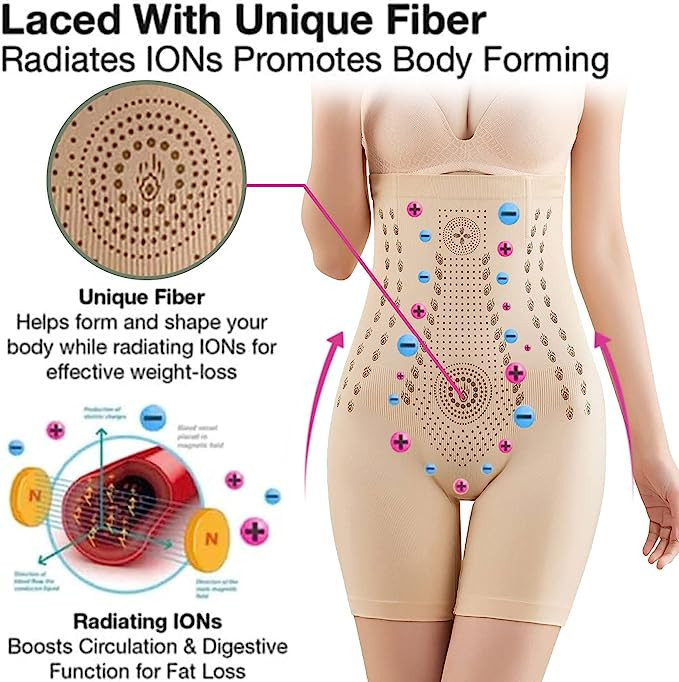 Nou model unic pentru restaurare a fibrelor, pentru controlul burticii, îmbrăcăminte de modelare pentru coapsă, care slăbește talia, lenjerie de corp pentru femei, chiloți