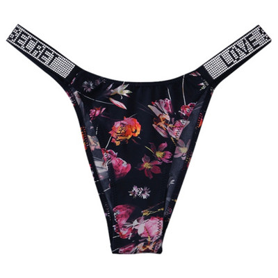 Sjajne tange sa kamenčićima Ženske gaćice niskog struka Seksi modno donje rublje Ženske gaćice Lingere Udobne gaćice