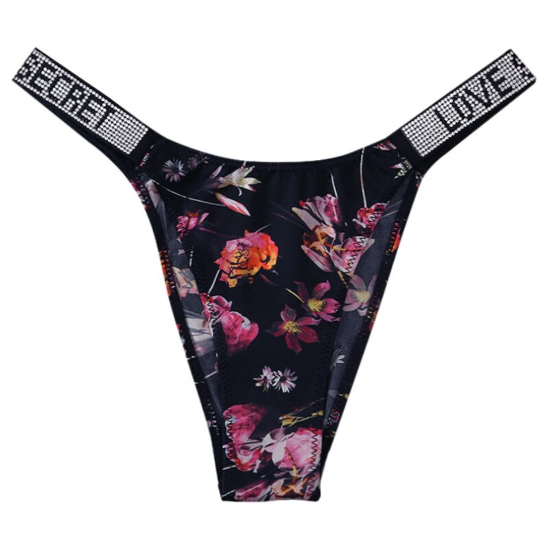 Sjajne tange sa kamenčićima Ženske gaćice niskog struka Seksi modno donje rublje Ženske gaćice Lingere Udobne gaćice