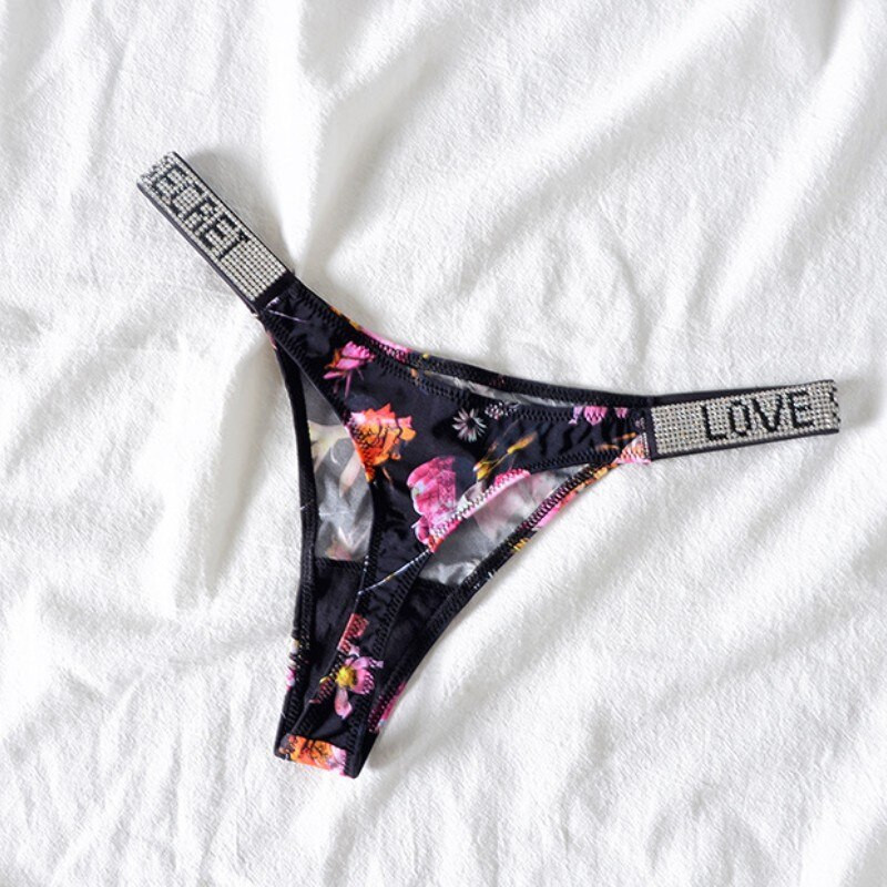 Sjajne tange sa kamenčićima Ženske gaćice niskog struka Seksi modno donje rublje Ženske gaćice Lingere Udobne gaćice