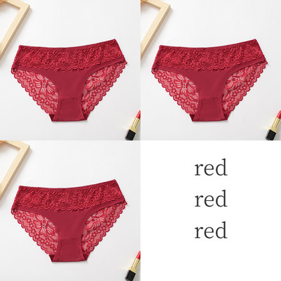 TrowBridge 3 ΤΕΜ/Σετ Γυναικεία Εσώρουχα Δαντέλα Μεταξωτό Σατέν Εσώρουχα Σέξι Εσώρουχα Μαλακά Άνετα Γυναικεία Σλιπ Γλυκά Ζεστά Σώβρακα